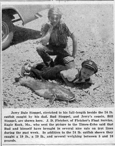 Times-Echo 6 Jun 1963 Stoppel Catfish